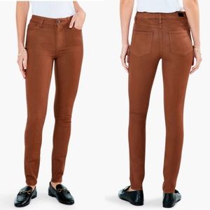 🔥Paige Hoxton Ankle Cognac Skinny Women’s Jeans Size 25 Minimalist Casual Chic